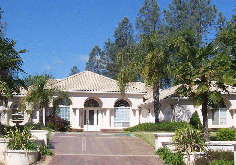 tierra oaks estates - sample exterior view of one home